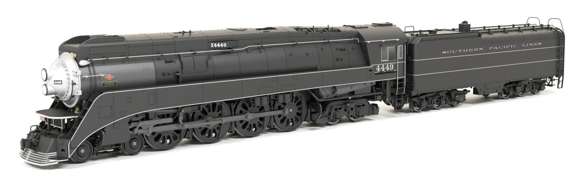 Broadway Limited Imports HO 9843 Stealth Series DCC-Ready Southern Pacific GS-4 SP #4449 2001 Excursion Black w/ Pinstripes