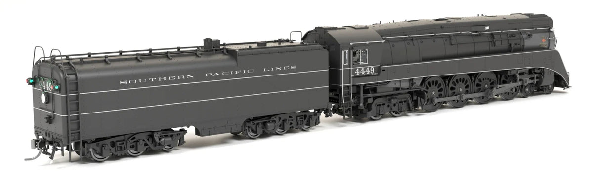 Broadway Limited Imports HO 9843 Stealth Series DCC-Ready Southern Pacific GS-4 SP #4449 2001 Excursion Black w/ Pinstripes