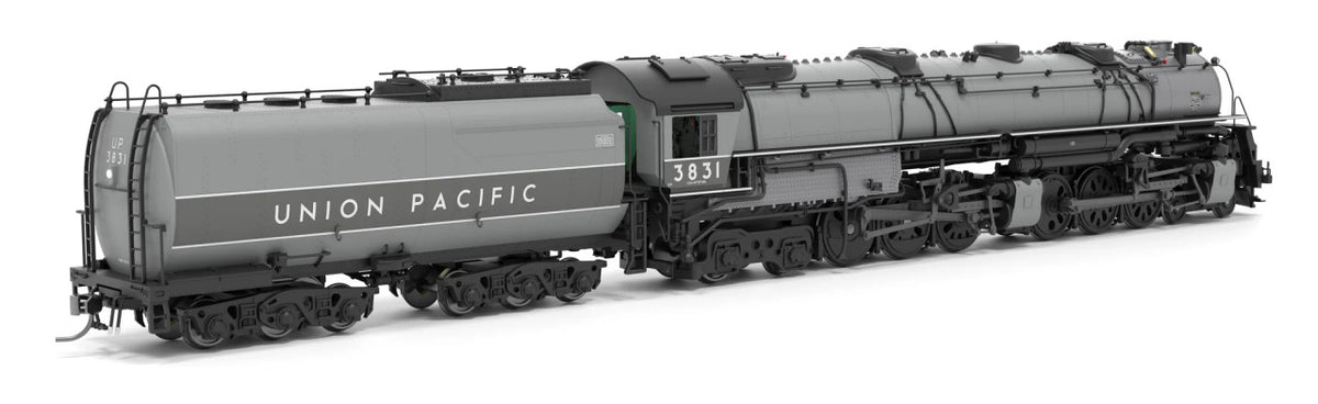 Broadway Limited Imports HO 9915 Paragon4 Sound/DC/DCC Smoke Union Pacific Early Challenger CSA-2 #3831 'Two-tone Gray Fantasy Paint'