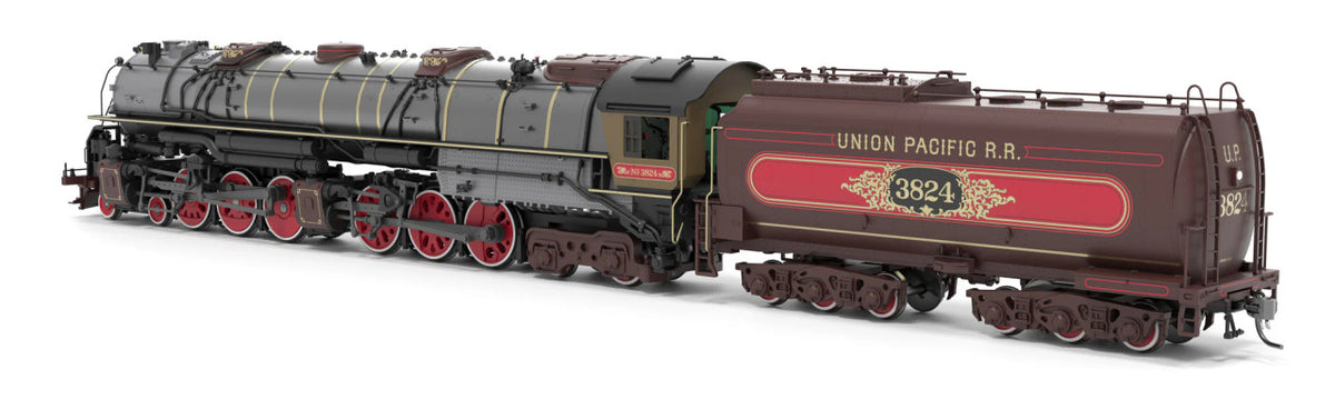 Broadway Limited Imports HO 9919 Paragon4 Sound/DC/DCC Smoke Union Pacific Early Challenger CSA-2 UP #3824 'Ornate 1800's Fantasy Paint'