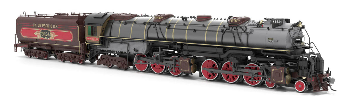 Broadway Limited Imports HO 9919 Paragon4 Sound/DC/DCC Smoke Union Pacific Early Challenger CSA-2 UP #3824 'Ornate 1800's Fantasy Paint'