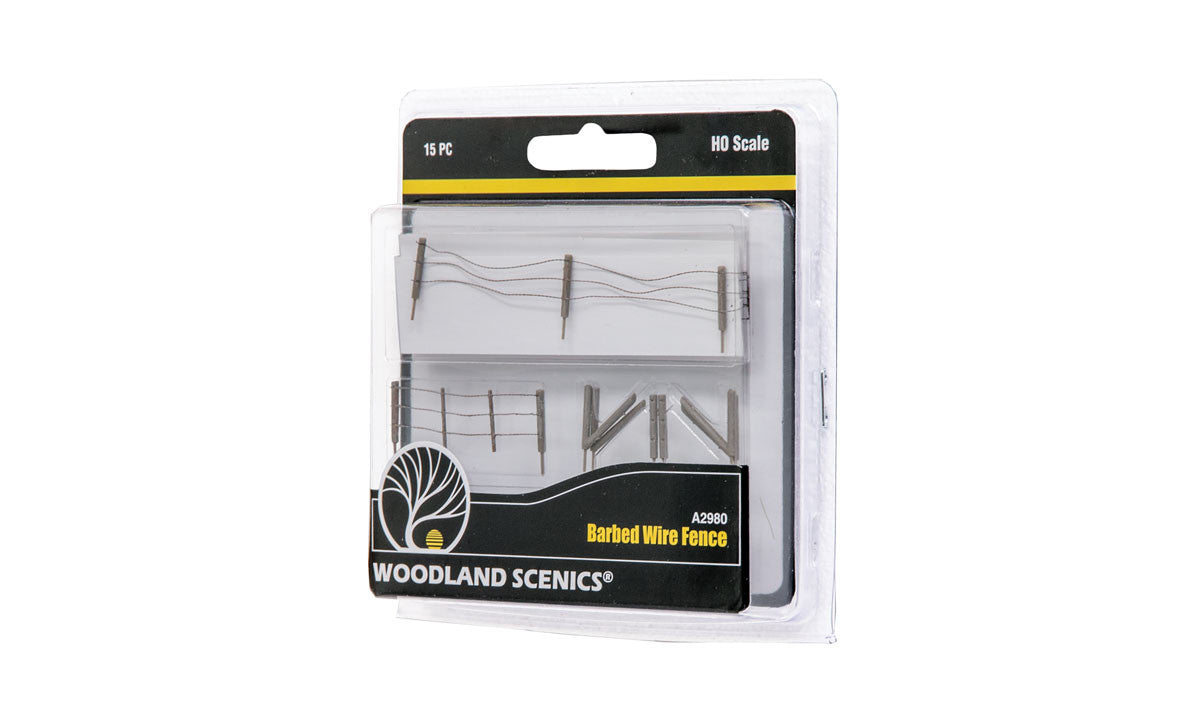 Woodland Scenics HO A2980 Barbed Wire Fence