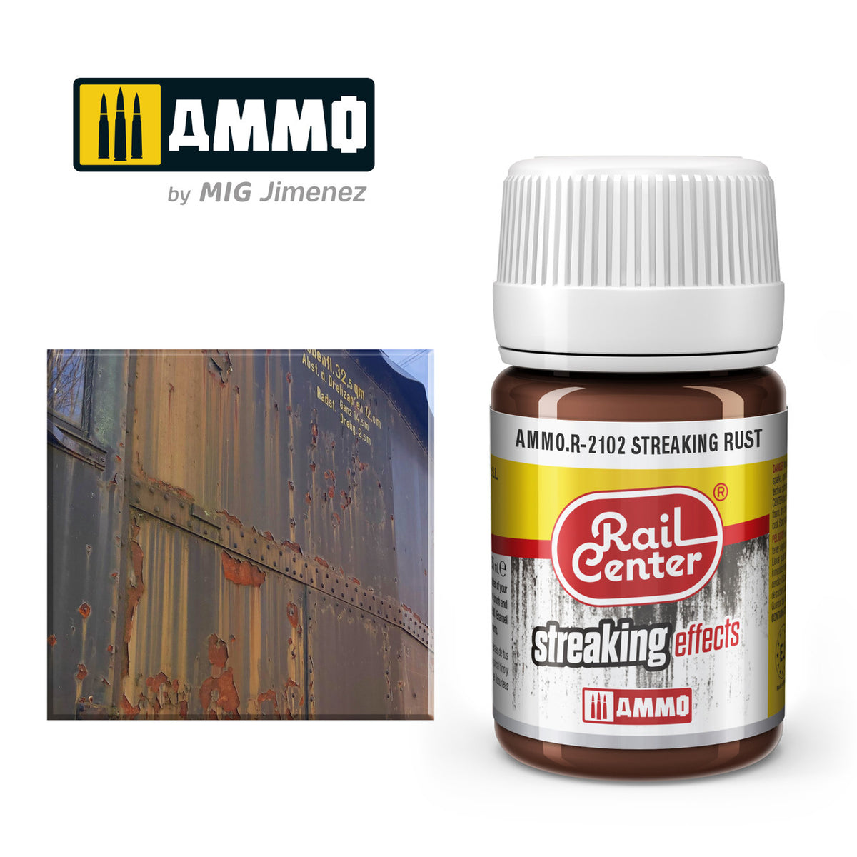 AMMO RailCenter Streaking Effects AMMO.R-2102 STREAKING RUST - 35ml Bottle