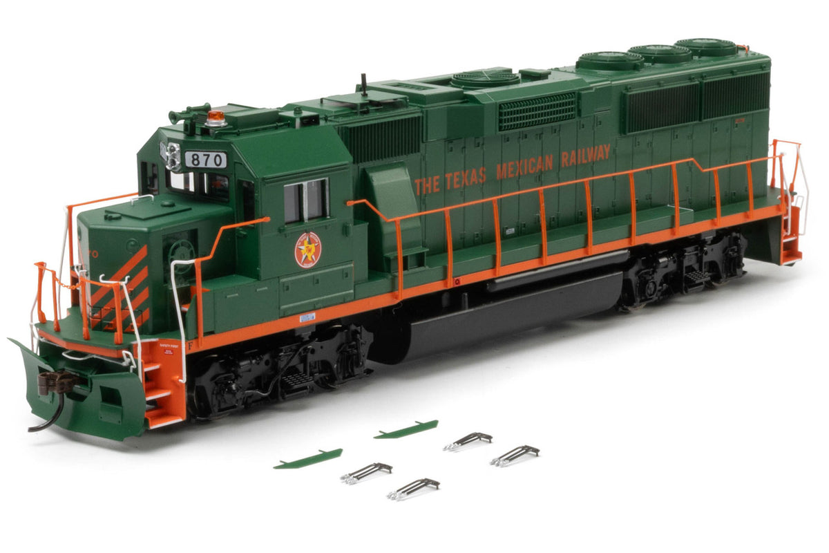 Athearn HO ATH-1000 DCC/Econami Sound Equipped EMD GP60 Locomotive Texas Mexican Railway TM #870