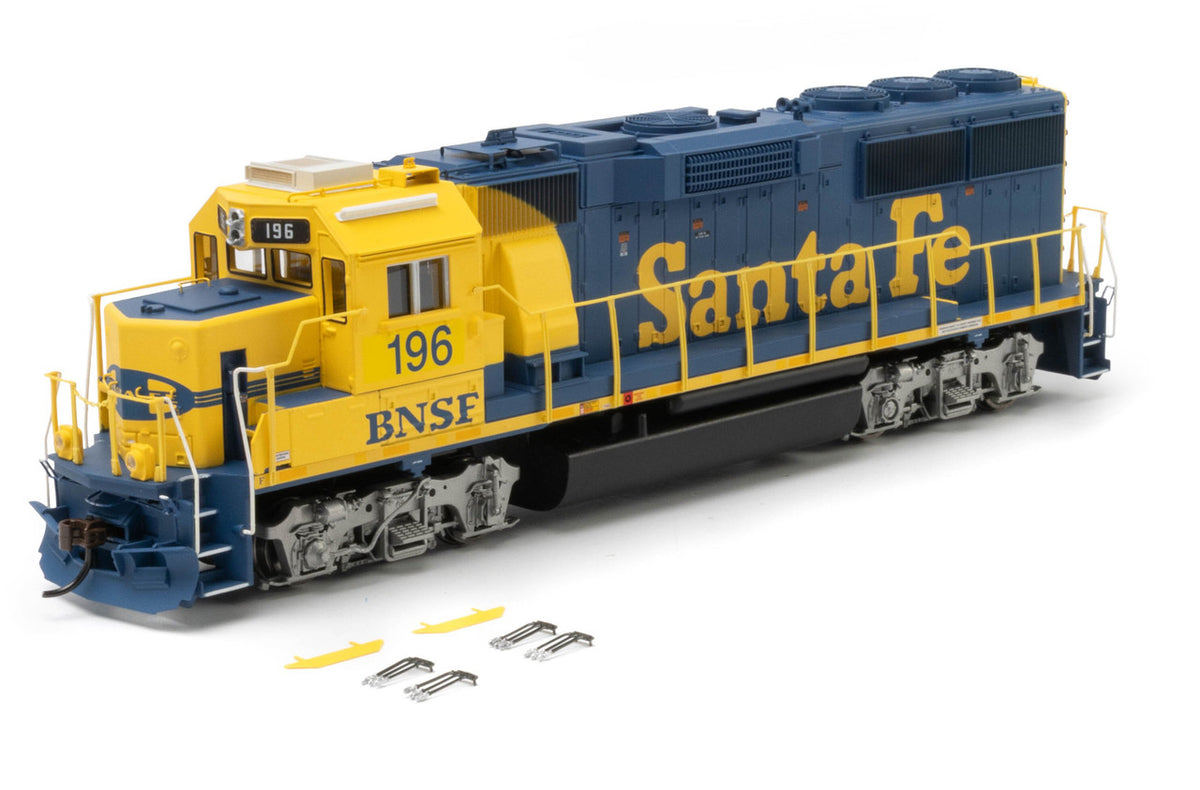 Athearn HO ATH-1145 DCC/Econami Sound Equipped EMD GP60 Locomotive Primed For Grime BNSF #196