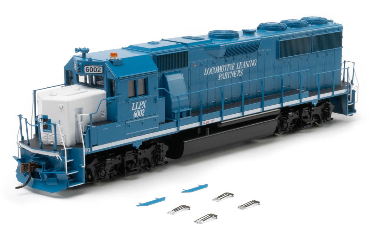 Athearn HO ATH-1085 DCC Ready EMD GP60 Locomotive Locomotive Leasing Partners LLPX #6002