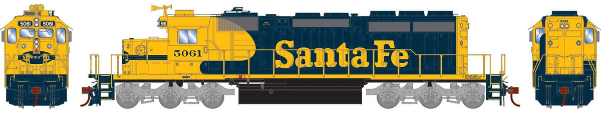 Athearn HO ATH-1229 DCC Ready EMD SD40-2 Locomotive Santa Fe ATSF #5061