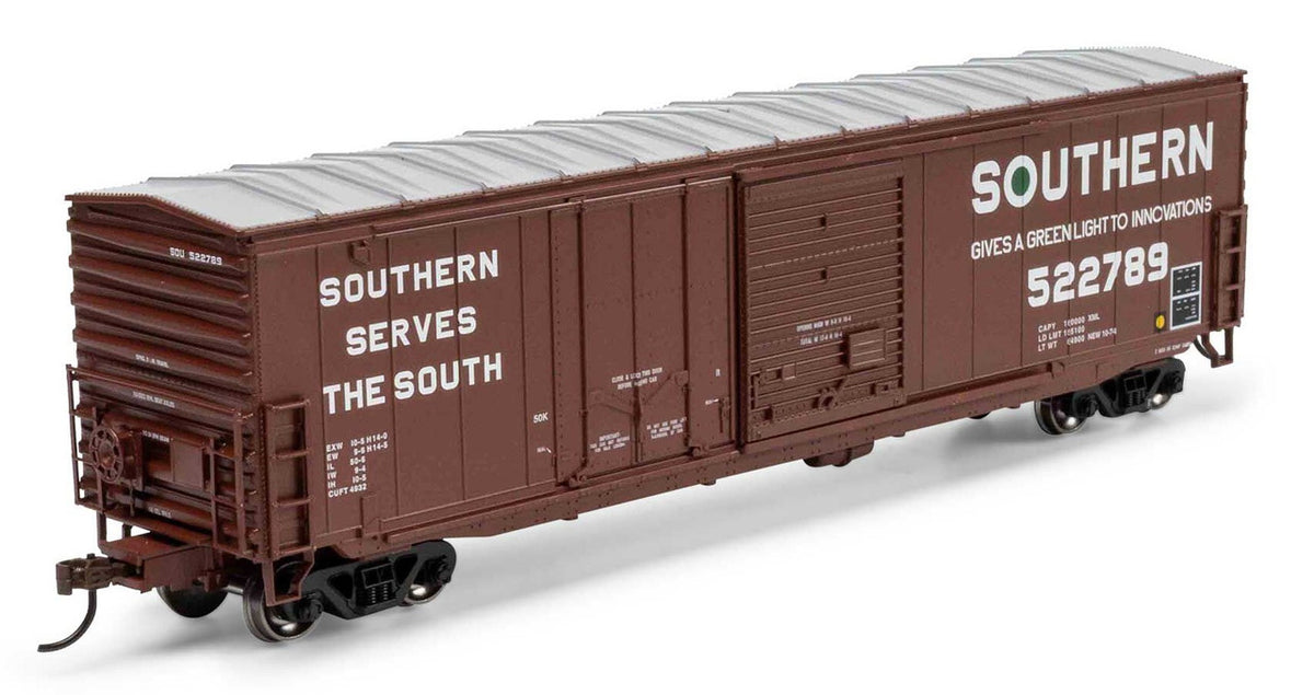 Athearn HO ATH-1330 50' ACF Combo Door Box Car Southern SOU #522789