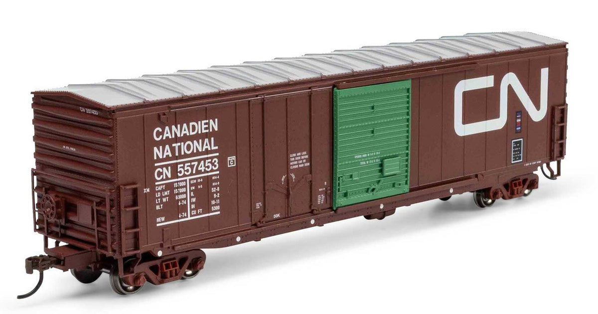 Athearn HO ATH-1343 50' ACF Combo Door Box Car Canadian National CN #557453