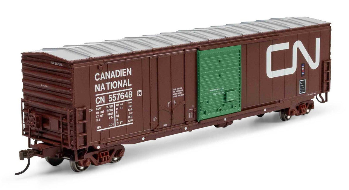 Athearn HO ATH-1345 50' ACF Combo Door Box Car Canadian National CN #557648