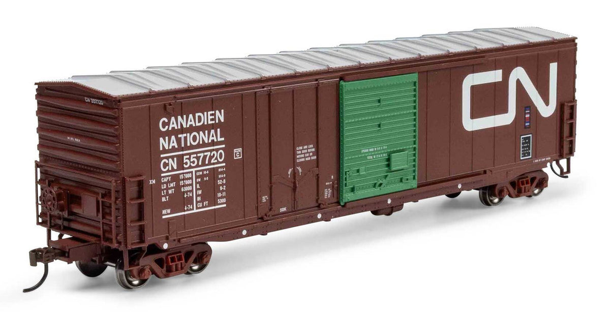 Athearn HO ATH-1346 50' ACF Combo Door Box Car Canadian National CN #557720