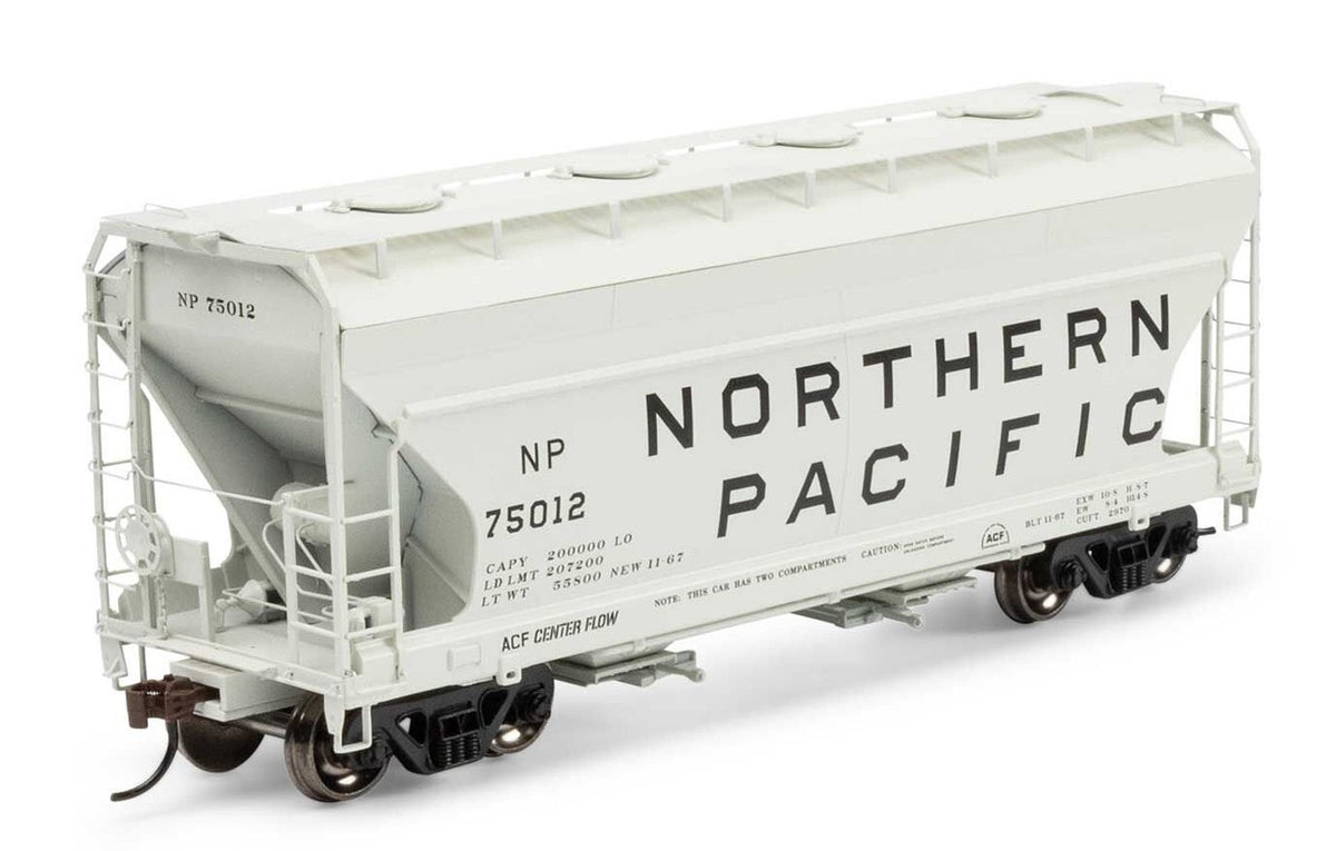 Athearn HO ATH-1690 ACF 2970 Covered Hopper Northern Pacific NP #75012