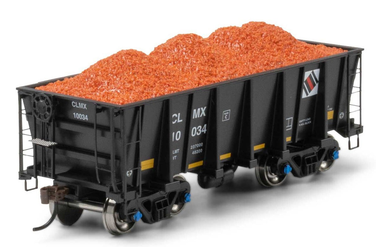 Athearn HO ATH-1710 26' PC&F Ore Car Tight-Bottom Low Side with Load CLMX #10034