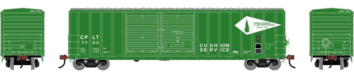 Athearn HO ATH-1737 50' FMC 5077 DD Offset Box Car CPLT #7703