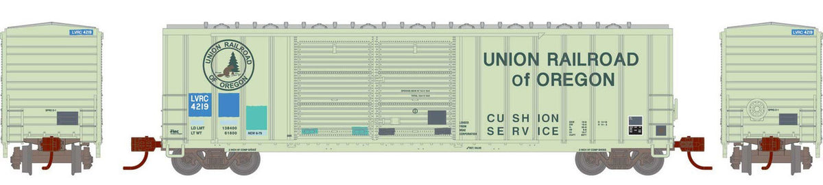Athearn N ATH-1770 50' FMC DD Offset Box Car 'Primed For Grime' LVRC Ex-UO #4219