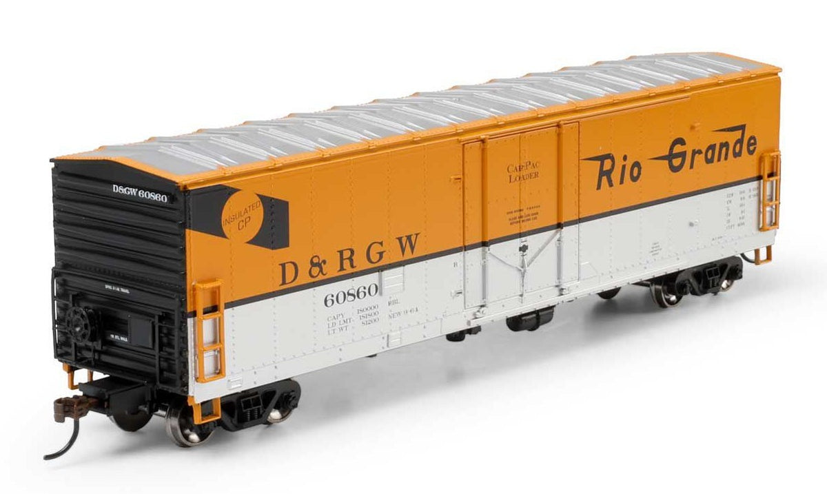 Athearn HO ATH-2063 50' Youngstown Plug Door Box Car Rio Grande DRGW #60860