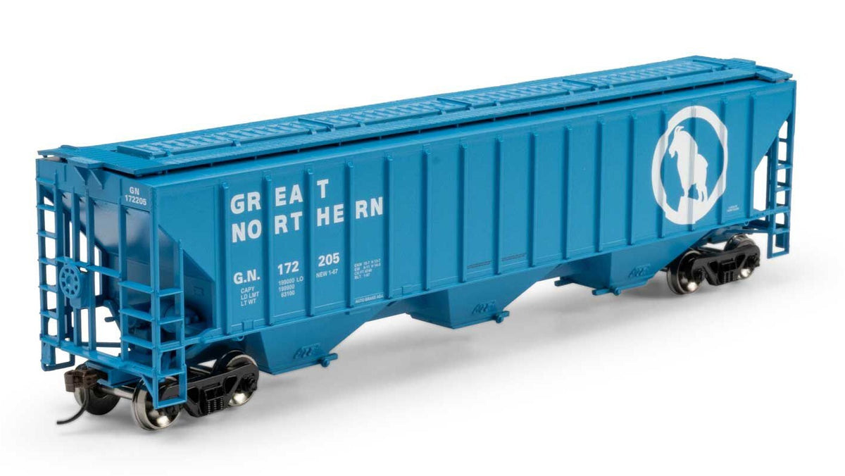 Athearn HO ATH-2367 Pullman-Standard PS 4740 Covered Hopper Great Northern GN #172205