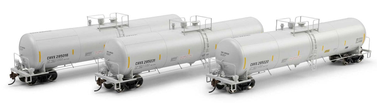 Athearn HO ATH-2402 30K Ethanol Tank Car CHVX #295016/295020/295031 3-Pack