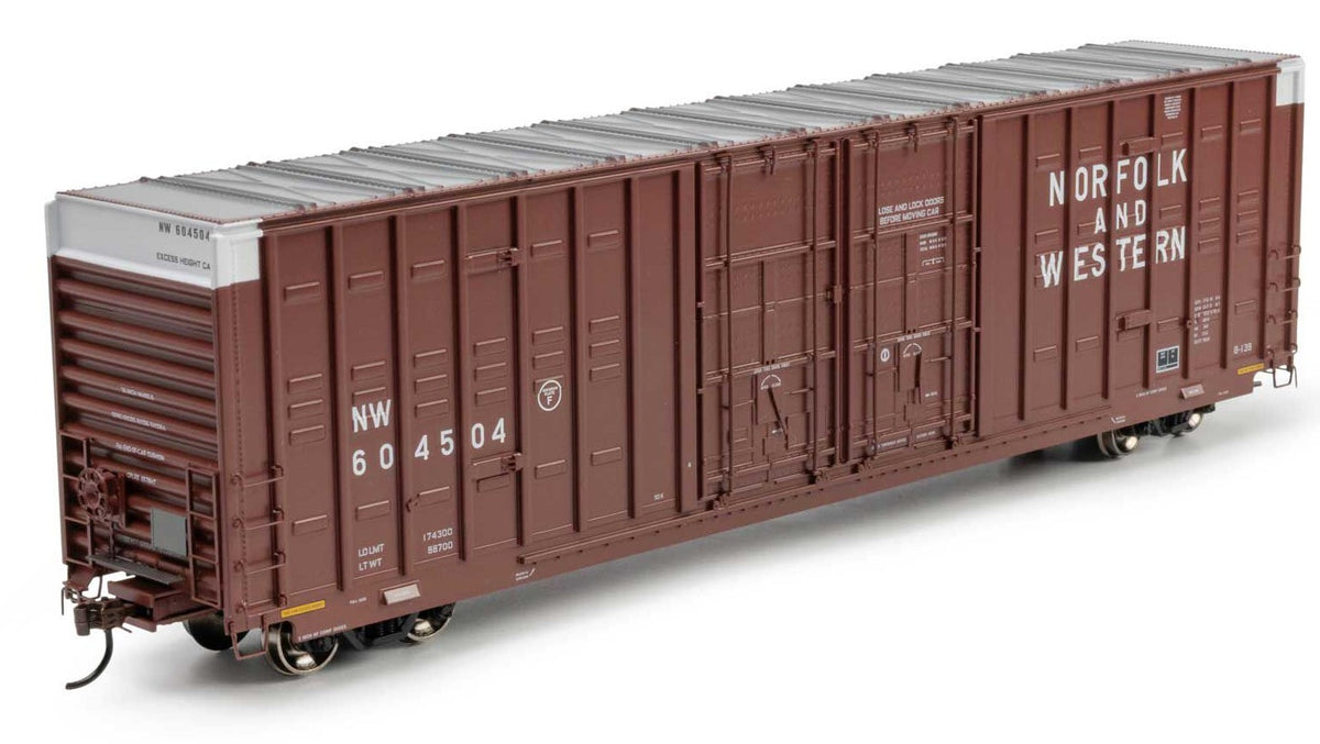 Athearn HO ATH-2509 60' Berwick Box Car Norfolk and Western NW #604504