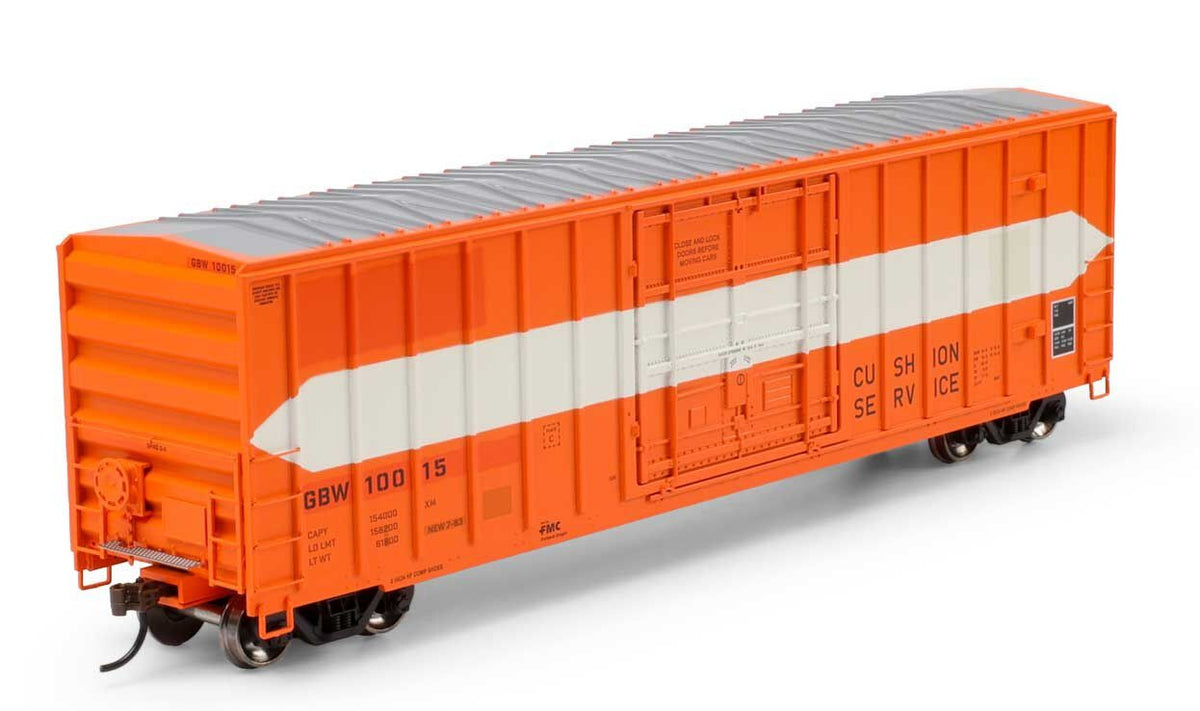 Athearn HO ATH-2780 50' FMC 5327 12' Plug Door Box Car GBW #10015