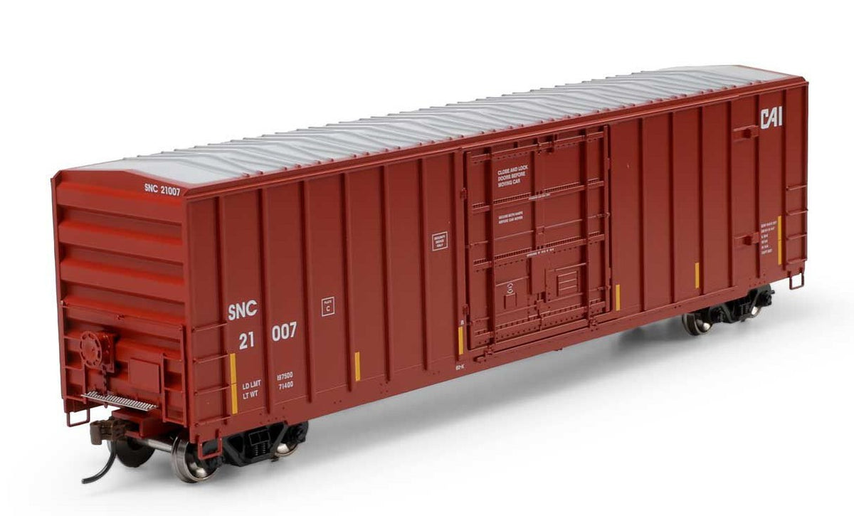Athearn HO ATH-2789 50' FMC 5327 12' Plug Door Box Car SNC #21007