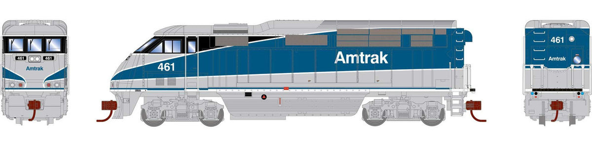 Athearn N ATH15299 DCC Ready EMD F59PHI Locomotive Amtrak AMTK #461