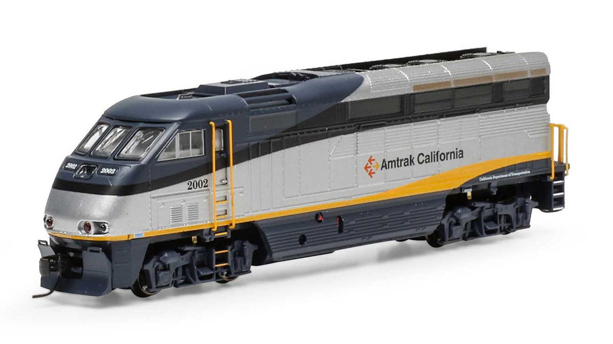 Athearn N ATH15407 DCC/Tsunami2 Sound Equipped EMD F59PHI Locomotive Amtrak California CDTX #2002