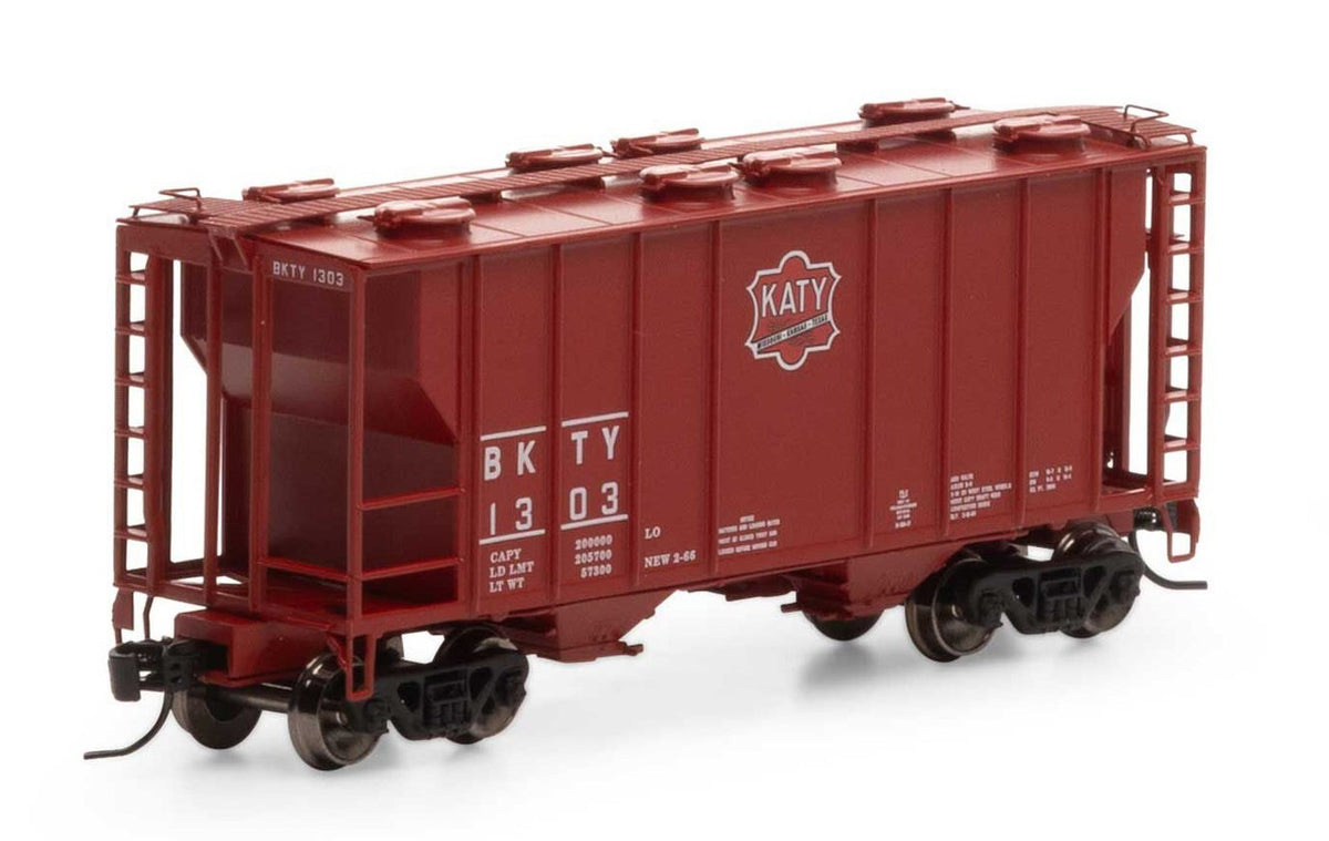 Athearn N ATH17251 PS-2 2600 Covered Hopper Katy BKTY #1303