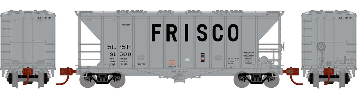 Athearn N ATH23876 GATC 40' 2600 Airslide Hopper Frisco SL-SF #81560