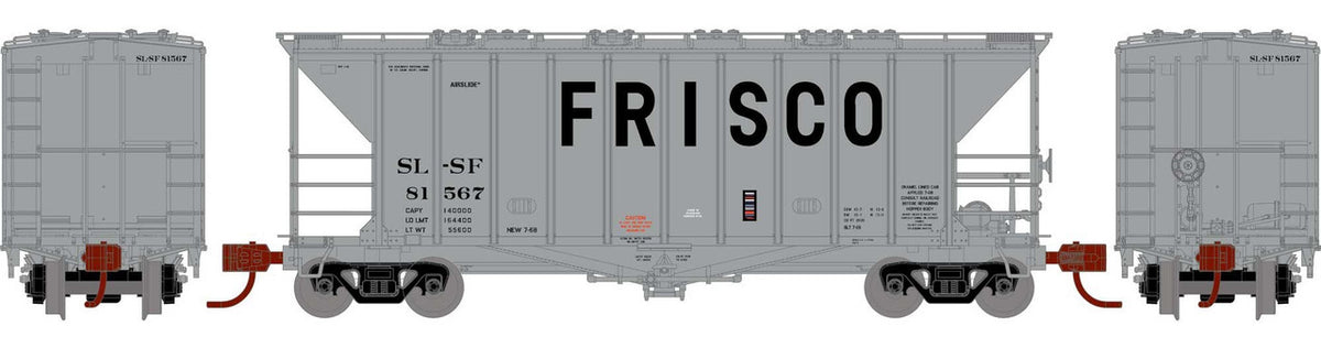 Athearn N ATH23878 GATC 40' 2600 Airslide Hopper Frisco SL-SF #81567