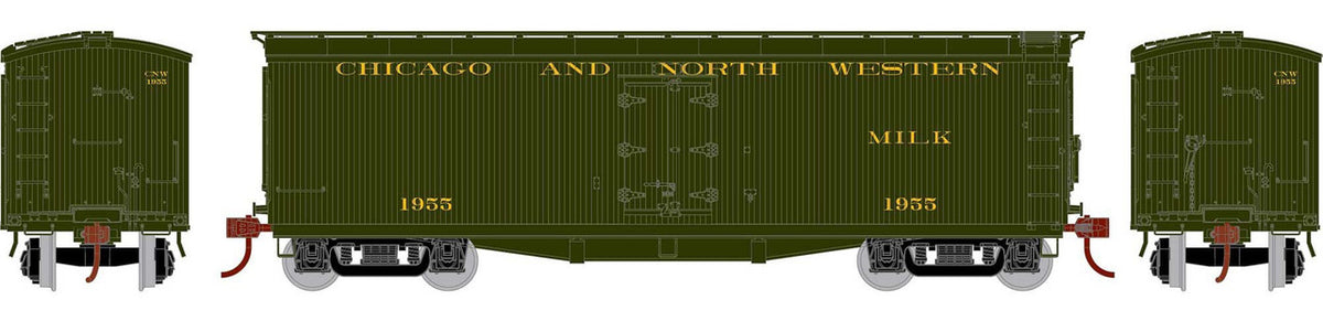 Athearn N ATH24025 40' Pfaudler Milk Car C&NW #1955