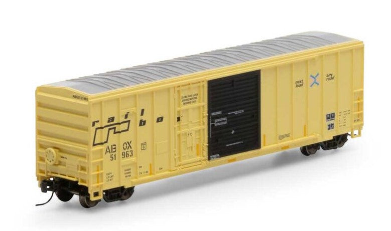 Athearn N ATH24590 50' FMC Combo Door Boxcar Railbox 'Late' ABOX #51963