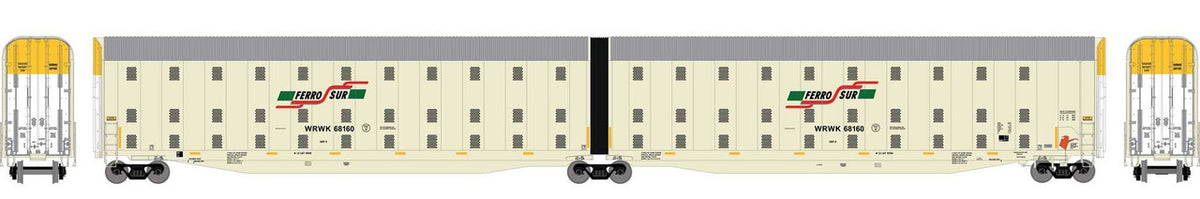 Athearn N ATH24760 Auto-Max Carrier Ferro-Sur WRWK #68160
