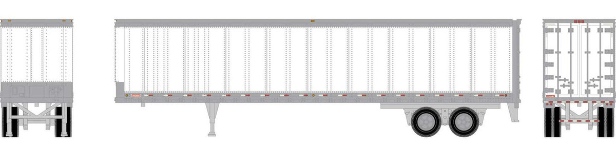 Athearn HO ATH29079 45' Smooth Side Trailer White