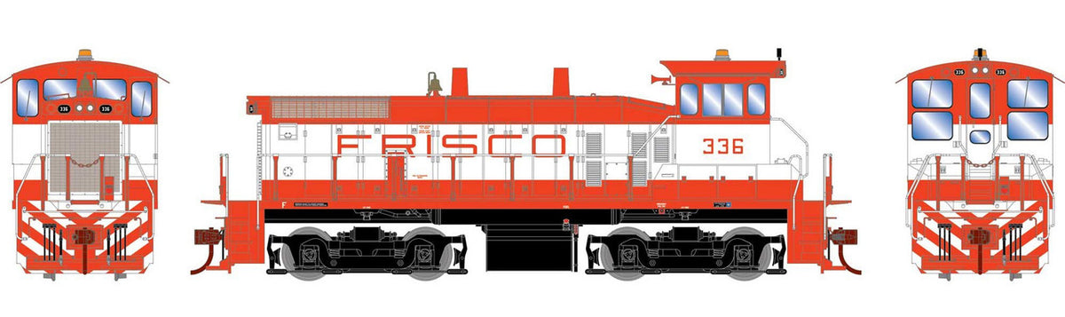 Athearn HO ATH29779 DCC/SoundTraxx Econami Sound Equipped EMD SW1500 Locomotive Frisco #336