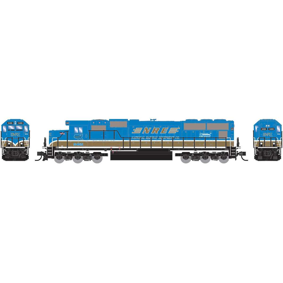 Athearn N ATH3095 DCC Ready EMD SD70 National Railway Equipment NREX #5465