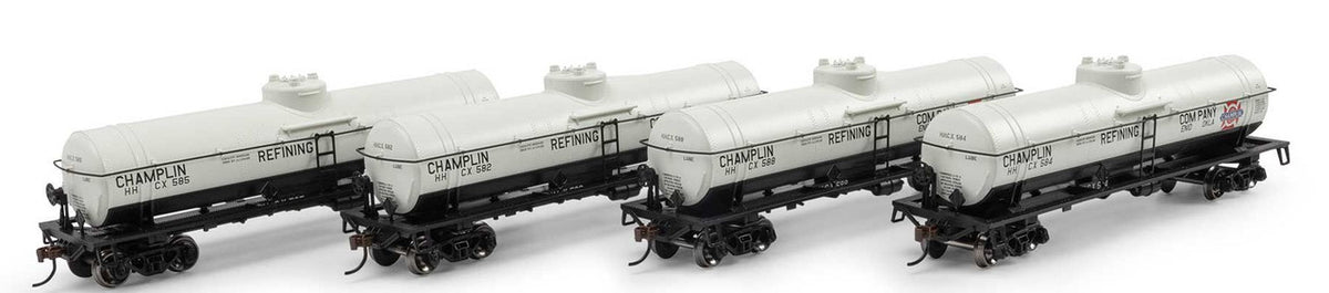 Athearn HO ATH3376 Single Dome Tank Car Champlin HHCX 4-Pack