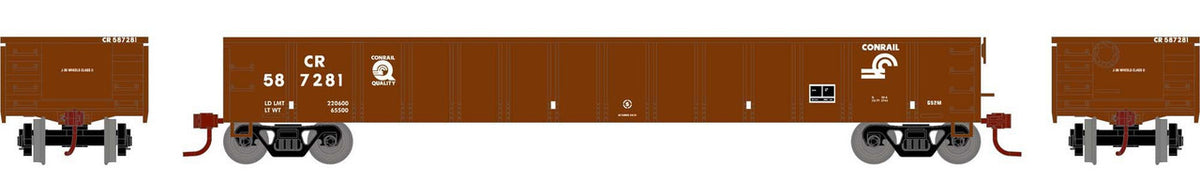 Athearn N ATH6624 52' Mill Gondola Conrail 'Quality Logo' CR #587281