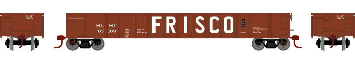Athearn N ATH6628 52' Mill Gondola Frisco SLSF #65169