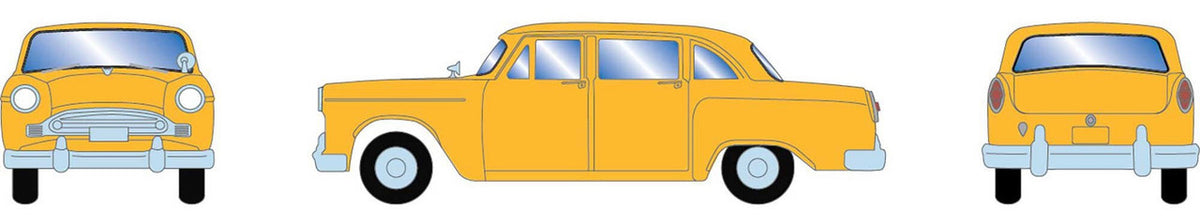 Athearn HO ATH74118 1950s Sedan - Yellow