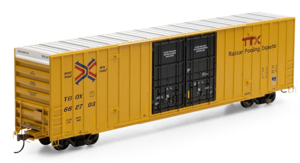 Athearn RTR HO ATH75294 60' Gunderson Box Car TTX 'Forward Thinking' TBOX #662703