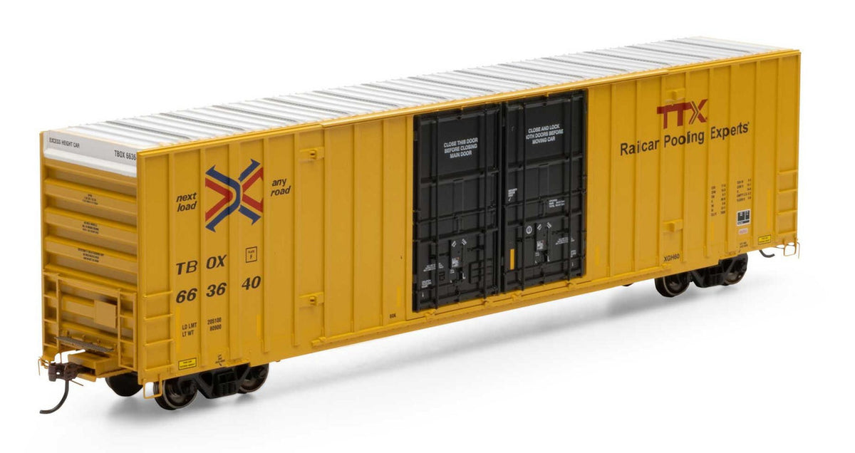 Athearn RTR HO ATH75296 60' Gunderson Box Car TTX 'Forward Thinking' TBOX #663640