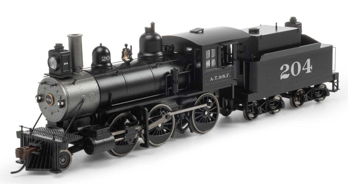 Athearn RTR HO ATH87210 DCC Ready Old Time 2-6-0 Mogul Steam Locomotive Santa Fe ATSF #204