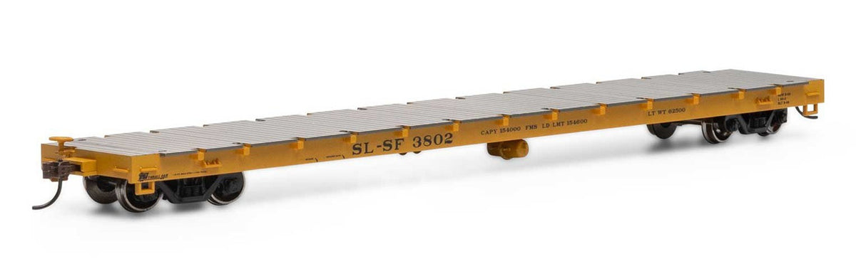 Athearn RTR HO ATH92675 60' Flatcar Frisco SL-SF #3802