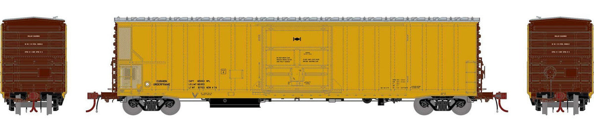 Athearn Genesis HO ATHG-1124 57' FGE Mechanical Reefer Data Only 'Yellow'