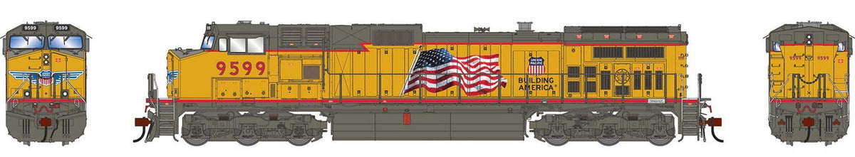 Athearn Genesis HO ATHG-1214 DCC/Tsunami 2 Sound Equipped GE Dash 9-44CW Locomotive Union Pacific UP #9599