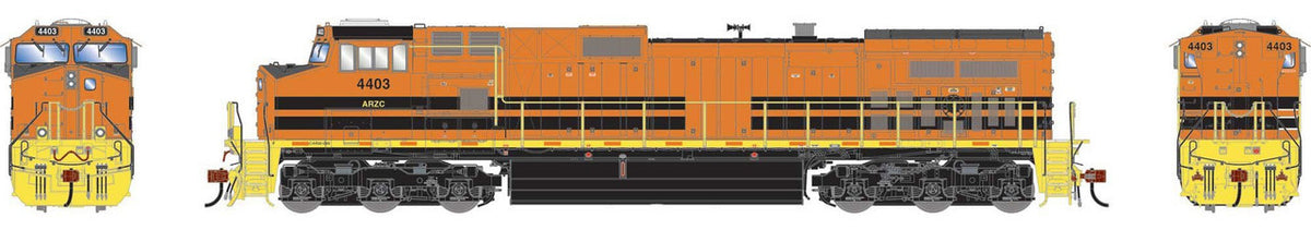 Athearn Genesis HO ATHG-1232 DCC/Tsunami 2 Sound Equipped GE Dash 9-44CW Locomotive ARZC #4403