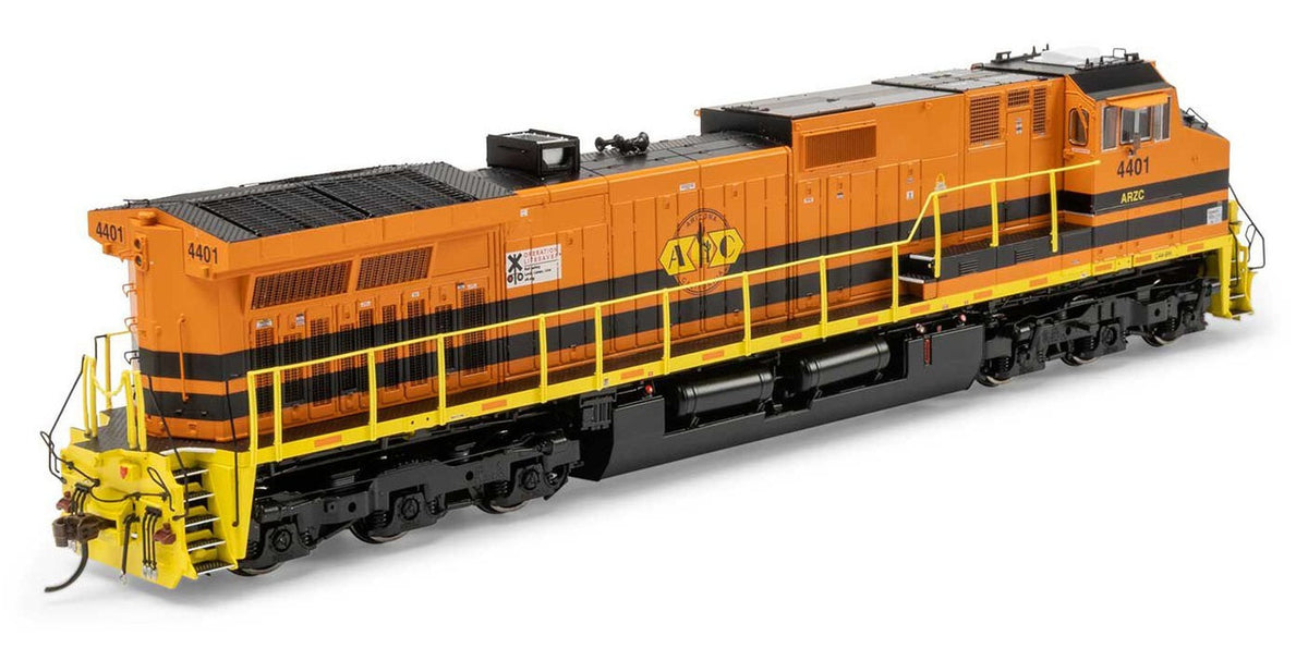 Athearn Genesis HO ATHG-1301 DCC/Tsunami 2 Sound Equipped GE Dash 9-44CW Locomotive ARZC w/Heralds & OLS Logo ARZC #4401
