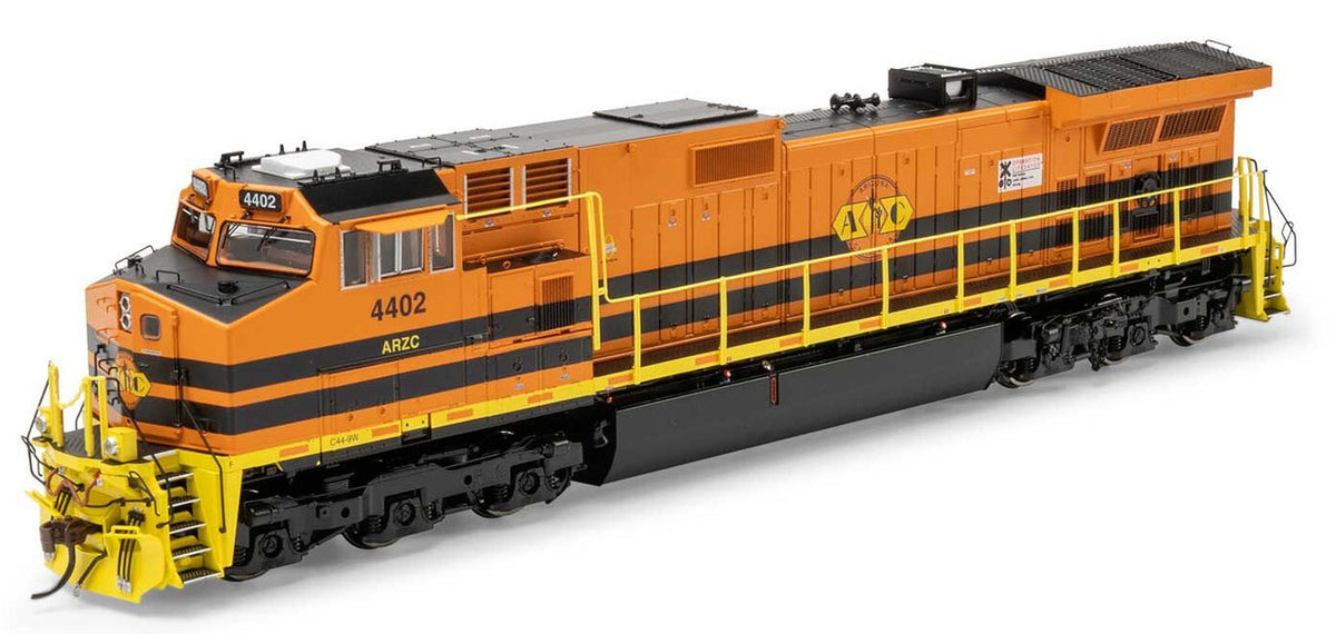 Athearn Genesis HO ATHG-1302 DCC/Tsunami 2 Sound Equipped GE Dash 9-44CW Locomotive ARZC w/Heralds & OLS Logo ARZC #4402