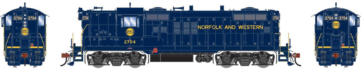 Athearn Genesis HO ATHG-1361 DCC Ready EMD GP18 Locomotive Norfolk & Western NW #2704